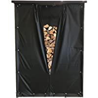 QUICK STAR meteorológica Set de protección Frontal y Posterior para Chimenea Madera Refugio de 130 x 70 x 185 cm PVC…